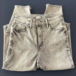 Old Navy Rockstar Super Skinny Light Gray Denim Jeans